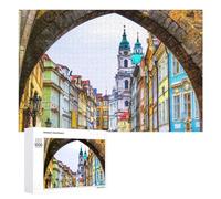 Detailed Prague's Colorful Architecture Jigsaw Puzzle, 1000 PCS, for Adults, Shared Puzzle Time for Family And Friends, for Indoor Play