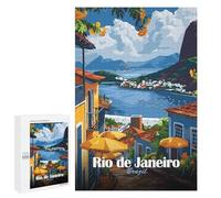 Detailed Rio De Janeiro, Brazil Travel Jigsaw Puzzle, 1000 PCS, for Adults, Shared Puzzle Time for Family And Friends, for Creative Downtime