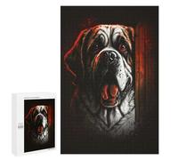 Detailed Saint Bernard's Gaze Jigsaw Puzzle, 1000 PCS, for Adults, A Creative Way to Unwind after A Busy Day, for Indoor Play