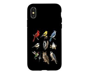 Detailed Scientific North American Bird Species Case for iPhone X/XS