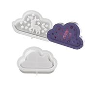 Detailed Silicone Display Ornament Mold for Making Cloud Silhouettes Lamps Great for Holiday Gifts and Home Decoration Couple Silhouettes Light Mold