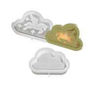Detailed Silicone Display Ornament Mold for Making Cloud Silhouettes Lamps Great for Holiday Gifts and Home Decoration Jewelry Tool Silicone Mold
