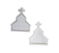 Detailed Silicone Mold Crafting Tool for Resin Art Cathedral Tray Creation Beginner Friendly Smooth Religious Silicone Casting Mold