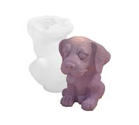 Detailed Silicone Mold for Making Realistic Dog Figures Dog Sculptures Moulds Silicone Mold for Art and Baking Home Crafting