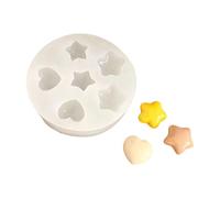 Detailed Silicone Small Accessory Mold Star Heart Shape Crafting Hand-Making Ornament for Creating Resin Art Handcraft Silicone Mold