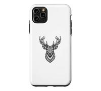 Detailed Stag Deer Head Vector Illustration Case for iPhone 11 Pro Max