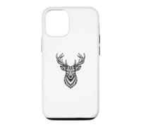 Detailed Stag Deer Head Vector Illustration Case for iPhone 12/12 Pro