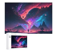 Detailed Stellar Portal A Cosmic Journey Art Puzzle for Adults, 1000 PCS, An Engaging Indoor Activity for Quiet Evenings, for Cosy Nights