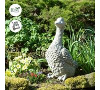 Detailed Stone Cast Goose Ornament