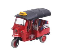 Detailed Thai Tricycle Model Toy For Kids And Cultural Collectors With Long Use Alloy Build High Simulation Red Tricycle Toy