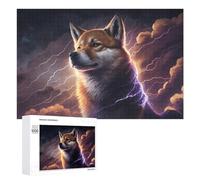 Detailed Thundering Canine Majesty-34 Art Puzzle for Adults, 1000 PCS, A Focused Activity for Patient Adult Puzzlers, for Quiet Evenings