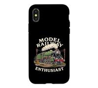 Detailed UK Steam British Model Railway Enthusiast UK Train Case for iPhone X/XS