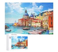 Detailed Venice Grand Canal Panorama Art Puzzle for Adults, 1000 PCS, A Satisfying Project for Experienced Puzzlers, for Cosy Nights