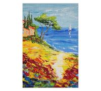 Detailed Wooden Jigsaw Puzzle for Adults, Bright Sunny Day, 1000 PCS