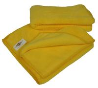 Detailer's Preference Microfiber Dual-Pile Detailing Towels, Ultra-Absorbent Terry Weave for Drying, Polishing & Buffing, Safe for Paint, Glass & Chrome, Streak-Free, Lint-Free, 16x16 Inches, 2-Pack