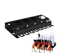 Detailing Brush and Bottle Storage Rack, Wall-Mounted for Automotive Care Equipment, 41 * 17cm, Ideal for Use in Vehicle Valeting Areas, Workshop Corners, or Mobile Detailing
