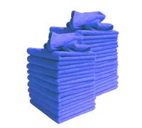 Detailing Microfibre cloths Pack of 20 - Large 40cm x 40cm - 300gsm, Blue
