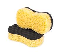 DETAILINGPADS Car Sponge Elastic - Specially Shaped Car Wash Sponge - Absorbs Dirt Particles Perfectly - Car Accessories for Professional and Home Use - Pack of 2