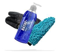detailmate GYEON Q²M Bathe Car Care Set + Car Shampoo + Wash Mitt + Microfibre Drying Cloth 1000 GSM