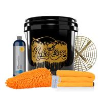 Detailmate Hand Wash Only Set: GritGuard Wash Bucket 3.5 GAL + Grit Guard Dirt Insert + Meguiar ´s Ultimate Wash & Wax 1.42 L + Meguiar ´s Quick Detailer + Chenille Wash Mitt + Measuring Cup 50 ml