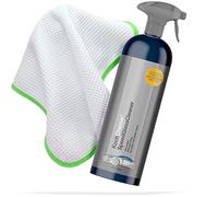 detailmate Koch Chemie Speed Glass Cleaner 750 ml & Microfibre Waffle Cloth Screen Cleaning Cloth, 450 GSM, 35 x 35 cm, Glass Cleaning Cloth, Glass Cleaning Cloth