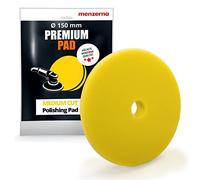detailmate Menzerna Medium Cut Foam Pad 150 mm Polishing Sponge Medium Hardness Yellow + 2 Nitrile Protective Gloves
