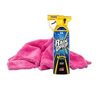 detailmate Sealing Set: Soft99 Rain Drop Bazooka, 300 ml - Spray Sealant for Paint, Headlights, Glass Surface, Tyres, Chrome, Plastic (Exterior), Rims + Premium Microfibre Cloth