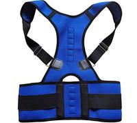 Details About Neoprene Magnetic Posture Lumbar Corrector Bad Back Shoulder Recovery Belt Brace for Men and Women (4-XL, Blue)
