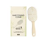 Detangle Hair Brush, Flexible Soft Pin Bristles, Does not Pull, Removes Tangles for Straight, Curly & Wet Hair, Perfect for on the go