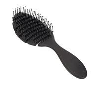 Detangle Hair Brush, Soft Elastic Detangling Curved Vent Brush for Reducing Hair Breakage and Frizzy, Paddle Massage Hairbrush for Long Thick Curly Hair