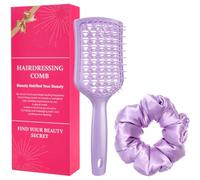 Detangle Hair Brush Vent Hairbrush Detangler Brush Threunes Set 2PCS Hair Accessories Set for Women Girls