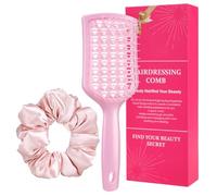 Detangle Hair Brush Vent Hairbrush Detangler Brush Threunes Set 2PCS Hair Accessories Set for Women Girls