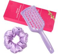 Detangle Hair Brush Vent Hairbrush Detangler Brush Threunes Set 2PCS Hair Accessories Set for Women Girls