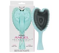 Detangler Hair Brush - Detangling Hairbrushes for Women with Straight, Wavy, Long, Thick, & Frizzy Hair - Smoothing Tangle Angel Paddle Brush Detangler for Shower & Hairstyling - Ice Blue