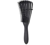 Detangler Hair Brush for Women, Mens and Kids | Perfect Detangling Brush for Curly Hair, Gently Separate Tangles, Leaves Hair Smooth and Shiny | The Pain Free Knot Detangler(Black)