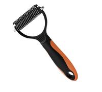 Detangling Brush for Dogs and Cats - Anti- Comb for Double Sided Pets, Professional Grooming Rake for Hair Care, Anti-Knots Comb for Losing