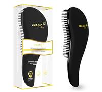 Detangling Brush - glide the Detangler Brush through Tangled hair - Best Comb for Women, Girls, Men & Boys - Use in Wet and Dry Hair (BLACK)