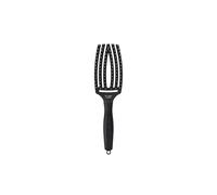 Detangling Brush - OLIVIA GARDEN - FingerBrush - Size M - Boar Bristles - Color Black