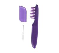 Detangling Brush, Portable Rotatable, Wet Dry Dual Use, Purple - Battery Powered Anti Knotting - Fast Knot - Free Styling, Gentle Scalp Care, On - The - Go Travel