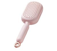 Detangling Comb - 9.84 Inch Portable Hair Care Tool for Shaping, Air Pad Brush with Easy Clean Design, Small Travel Comb for Women, Teens, Spouse, Partner, Bath, Dorm Room, Vanity, Beauty Bar