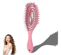 Detangling Hair Brush, Curl Defining Brush for Women Curl Fine Thick Hair, Soft Blow Dry Hair Brush, Fast Blow Drying Vented Styling Hair brush Wig Girls Comb (Pink)