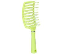 Detangling Hair Brush for Men and Women with Vented Paddle Design, Fluorescent Yellow Styling Tool for Thick, Straight Hair, Comfortable Scalp Massage (Fluorescent Yellow)
