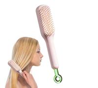 Detangling Hair Brush - Mini Ultimate | Massage Comb With Anti-Static Self-Cleaning Hair Brush | Bristle Comb For Long, Curly & Moving Hairstyle