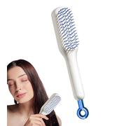 Detangling Hair Brush - Mini Ultimate | Massage Comb With Anti-Static Self-Cleaning Hair Brush | Bristle Comb For Long, Curly & Moving Hairstyle