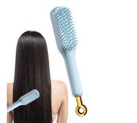 Detangling Hair Brush - Mini Ultimate | Massage Comb With Anti-Static Self-Cleaning Hair Brush | Bristle Comb For Long, Curly & Moving Hairstyle
