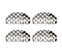 Detangling Hair Comb, Wide Tooth Comb for Hair Styling, Anti Static Comb for Hair Styling Curly Hair Wet Dry 4Pcs Cellulose Ergonomic Hair Detangling Comb