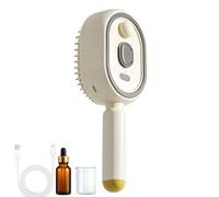 Detangling Steam Hair Brush, Straightener Spray Comb, 7.8x5.6x21.7cm Portable Tool, Advanced Moisture Infusion for Soft and Manageable Hair With Every Single Gentle