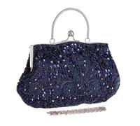 DETAOXO Beaded Purse Luxury Exquisite Large Capacity Beaded Purse | Chain Shoulder Strap for Wedding, Party, Date, Banquet, Cocktail, Prom, Gala, Soiree, Formal Evening, Women's Luxury Elegant