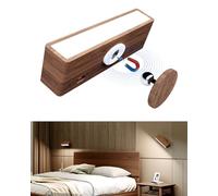 DetarZinLED Wall Sconces Rechargeable,Wireless Wall Lights Indoor,Wall Mounted Lamp with Touch Control Dim 360°Rotation, Cordless Stick On Wall Light for Bedroom Reading Bedside Living Room(1 Pack)