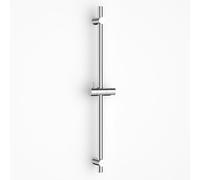 DETBOM Shower Riser Rail 70cm(27.56"), Segmented Wall Mounted Shower Rail, Wall Mounted Shower Rail kit, Adjustable Shower Head Holder Bar, Shower Slider Rail for Bathroom, Chrome Silver